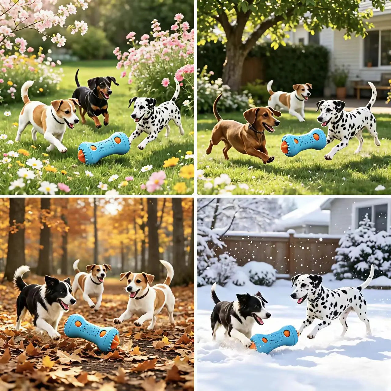 Interactive Treat Dispensing Dog Puzzle Treat Toy for Dogs,Dog Toys,Treat Dispensing Dog Enrichment Toys for IQ Training and Brain Stimulation, Interactive Mentally Stimulating Toys as Gifts for Puppies, Cats, Dogs